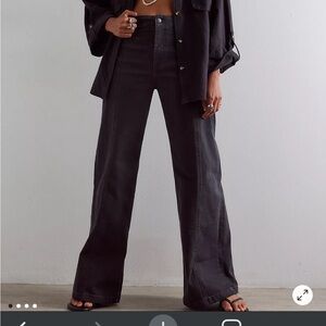 NEW-Free People Libra Wide Leg Jean